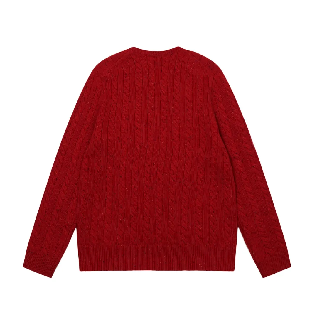 🅿️220 "Top quality" Style number: DS028# [Ralph Lauren wool blended pony embroidered logo twist knitted sweater] ✅Ralph Lauren gradient multi-color dot versatile couple style knitted round neck pullover sweater ✅15% merino cotton wool 85% wool blended custom laser buttons ✅Clean and clear texture ✅ZP quality 1:1 version Scan the code to enter the GF website Counter quality ✅Details and quality are the only one in Guangzhou. Imported quality wool. Focus on high-end. Cost-effective. Needless to say good quality. ✅Restore the original version. The maximum size can be worn up to 180 pounds. Loose, comfortable and stress-free. ✅The upper body is simple and easy to put on. A must-have item for ootd. Good-looking clothes are never picky. A must-have in couples' wardrobes. Size: S-L. Color: Navy blue, light blue, off-white, gray, Christmas red.